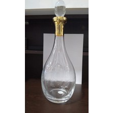 Es Dekor H.35 cm  Çapı 14 Cm.. Şeffaf Cam Karaf 1 Adet
