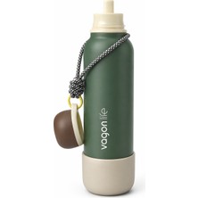 Vagonlife VGN-1106 750 ml Çelik Termos Koyu Yeşil