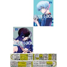 Komik Şeyler Yayıncılık Blue Lock 24-25. Ciltler Manga Seti + Özel Cetvel