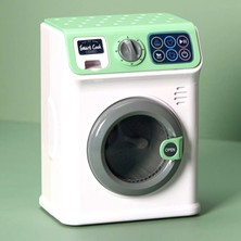 Apexma Oyuncak Sesli Dokunmatik Çamaşır Makinesi Seti - Evcilik ve Mutfak Çamaşır Yıkama Oyun Set