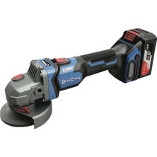 CTR Ticaret Dong Cheng DCSM04-125 20V 4.0AH Çift Akülü Kömürsüz Devir Ayarlı Avuç Taşlama