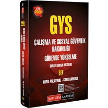 Pegem Akademi Yayıncılık 2026 GYS Çalışma ve Sosyal Güvenlik Bakanlığı Görevde Yükselme Sı