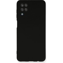 Magicool Samsung Galaxy A12 Kılıf Nano Içi Kadife Silikon - Siyah