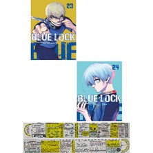 Komik Şeyler Yayıncılık Blue Lock 23-24. Ciltler Manga Seti + Özel Cetvel