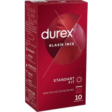 Durex Prezervatif Klasik Ince 10LU