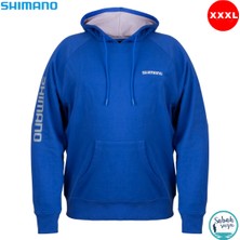 Shimano Pull Over Hoodie Blue (Xxxl)