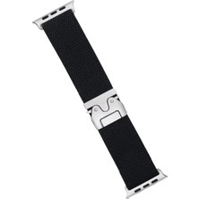 Hayat Store Apple Watch 42MM Forest Kumaş Kordon (Saat Değildir) - Siyah