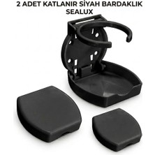 Sealux Katlanır Bardaklık Siyah 2 Adet
