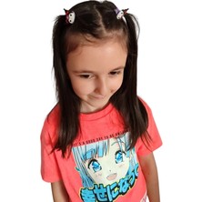 Famemus Accessory Kuromi Figürlü 4 Lü Lastik-Papatya Figürlü Karışık Renkli Çocuk Set Toka