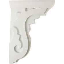 Enyaza Home Ekena COR06 x 11 x 16PE 6 Genişlik x 27,9 cm Derinlik x 16 1/4 Inç Yükseklik Piemonte Corbel – Boyalı