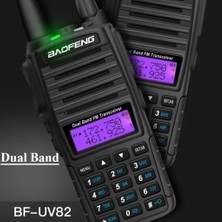Baofeng Uv-82 El Telsizi 8W 2800MAH Type-C Batarya Kulaklık Hediyeli