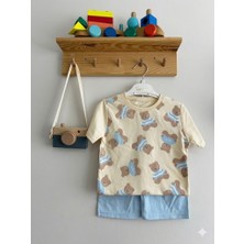 Mrc Baby Şortlu Yazlık 2 Li Takım Happy Bear