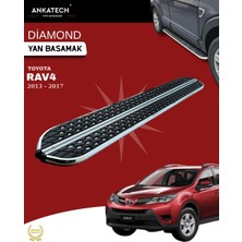 Ankatech Toyota Rav 4  diamond krom Yan Basamak 173 cm 2013-2017