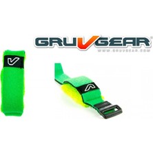 Gruv Gear Fw-1pk-Grn-Sm Fretwrap Yeşil (Small) | 4 Telli Bas ve 6 Telli Gitar Uyumlu, Istenmeyen Titreşimleri Keser, Susturucu