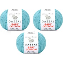 Gazzal Baby Cotton Amigurumi Ipi 50 Gr. 3 Adet 3451