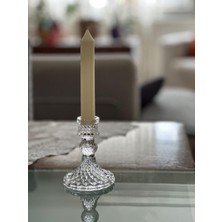 Artnest Vintage Kristal Şamdan Mumluk, Dekoratif Cam Mumluk,Masa Dekoru, Ev Dekoru, Hediyelik