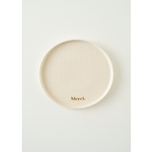 Bella Maison Parisien Porselen Servis Tabağı Krem (25 Cm)