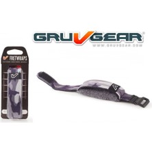 Gruv Gear Fw-1pk-Cmw-Sm Fretwrap Camo Beyaz (Small) | Kar Kamuflaj Desenli, 4 Telli Bas ve 6 Telli Gitar Uyumlu, Tel Susturucu