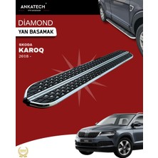 Ankatech Skoda Karoq diamond krom Yan Basamak 173 cm 2018 Üzeri