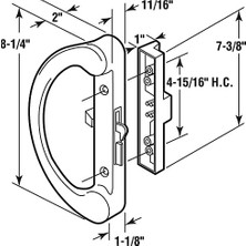Enyaza Home C 1252 Sliding Handle, Hook Latch,