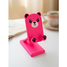 My Craft 3D MYCRAFT3D Pati ve Ayı Tasarımlı Sevimli Telefon Standı - Çocuklara/hayvan Severlere Hediye