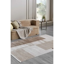 Gümüşsuyu Black&brown 18328 Dikdörtgen Doğal Iplik Makine Halısı