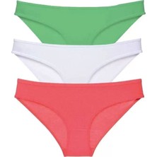 Modenya 3 Adet Süper Eko Set Likralı Kadın Slip Külot 546