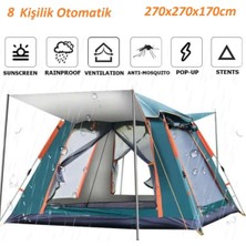 Özbience 8 Kişilik Otomatik Kurulum Kamp ve Oyun Çadırı, 270X270X170CM