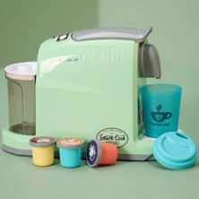 Apexma Oyuncak Sesli Işıklı Aksesuarlı Kahve Makinesi Seti - Evcilik ve Mutfak Oyun Set