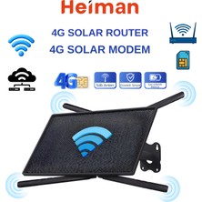 Heiman HM-88A 4g Sim Kartlı Solar Router Modem Güneş Panelli 4g Modem