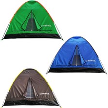 Özbience Haki 3 Kişilik Kamp Çadırı, Hafif ve Dayanıklı, Pratik Kurulum