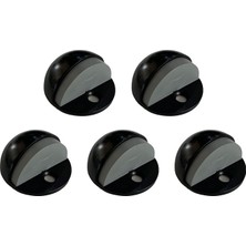 Enyaza Home 189134 Kubbe Kapı Durdurucu, 5'li Paket, Mat Siyah, 5 Parça