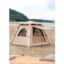 Özbience 6 Kişilik Çok Amaçlı Su Geçirmez Şişme Kamp Çadırı 220X220X190 cm