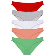 Modenya 5 Adet Süper Eko Set Likralı Kadın Slip Külot 518