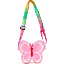 The Littles Kids Kelebek Model Pop-Itli Yumuşak Silikonlu Ayarlanabilen Askılı Kız Çocuk Çanta