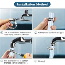 Enyaza Home 10 Adet Metal Ayarlanabilir Hortum Kelepçesi Seti – Solucan Dişli Boru Kelepçesi, Su Borusu, Tesisat, Otomotiv, Mekanik ve Ev Kullanımı Için Uygun