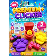Lina - Premium+ Mega Boy Clicker - 3 Adet - Basmatik Sürpriz Oyuncak