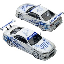 Time Micro Timemicro Nissan Skyline Gt-R R34 Nightingale 1/64 Ölçek Diecast Model Araba