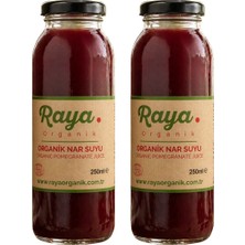 Raya Organik Organik Nar Suyu 2’li Set (2 x 250 ml – Toplam 500 Ml)