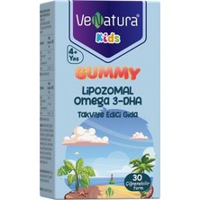 Venatura Kids Gummy Lipozomal Omega-3 Dha 30 Çiğnenebilir Form