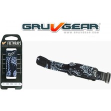 Gruv Gear Fw1-Bnb-Sm Fretwrap Siyah Bandana (Small) | 4 Telli Bas ve 6 Telli Elektro/akustik Gitar Uyumlu, Klavye Susturucu