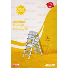 Asvera Alüminyum 6+6 Çift Çıkışlı Merdiven