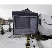 Özbience Portatif 3X3M Kamp Çadırı, Katlanabilir Tente, Outdoor Gölgelik