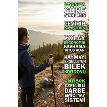 Özbience Katlanabilir Siyah Baton, Hafif ve Dayanıklı Çok Amaçlı Kullanım