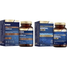 Nutraxin Multivitamin Mineral Energy 60 Tablet & Multi Mineral Complex 60 Tablet Seti