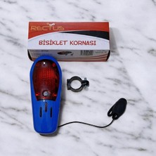 Rectus 8 Sesli Bisiklet Kornası (Mavi)