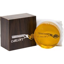 Carlovy V8000 Keman ve Viyola Reçinesi (Rosin) | Ahşap Kutulu, Açık Renk, Yüksek Tutuş, Düşük Tozlanma