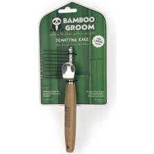 Bamboo Groom Kedi Köpek Tarama Kıtık Açıcı Fırçası