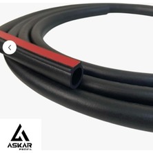 Aşkar Profil Bantlı D Fitil - (10MM x 12MM) ( 1 Adet = 1 Metredir )