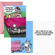 Enyaza Home Maxine Komik Doğum Günü Kartı Çeşitleri (Zarflı 5 Kart)